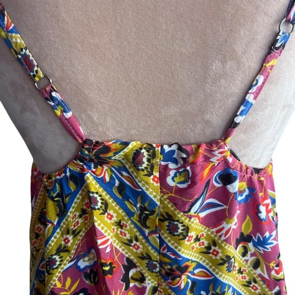 Karma Highway Vibrant Asymmetrical Floral Sundress NWT - Picture 7 of 10